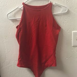 Red bodysuit